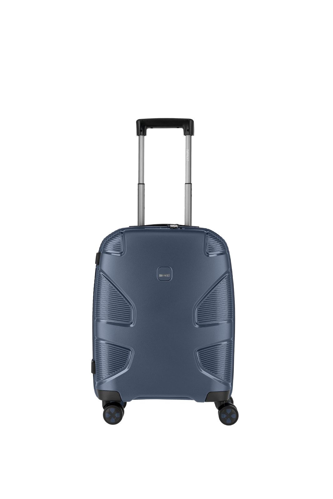 Stilvoller blauer Hartschalenkoffer mit Teleskopgriff und 360°-Rollen Blauer Hartschalenkoffer mit Trolley-Griff und 360-Grad-Rädern, ideal für Reisen